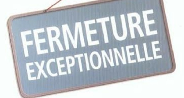 Fermés ce vendredi 16 août 2024