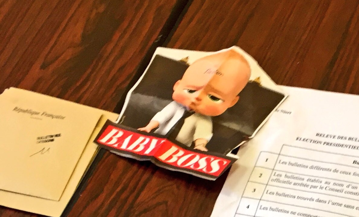 bulletin de vote drôle