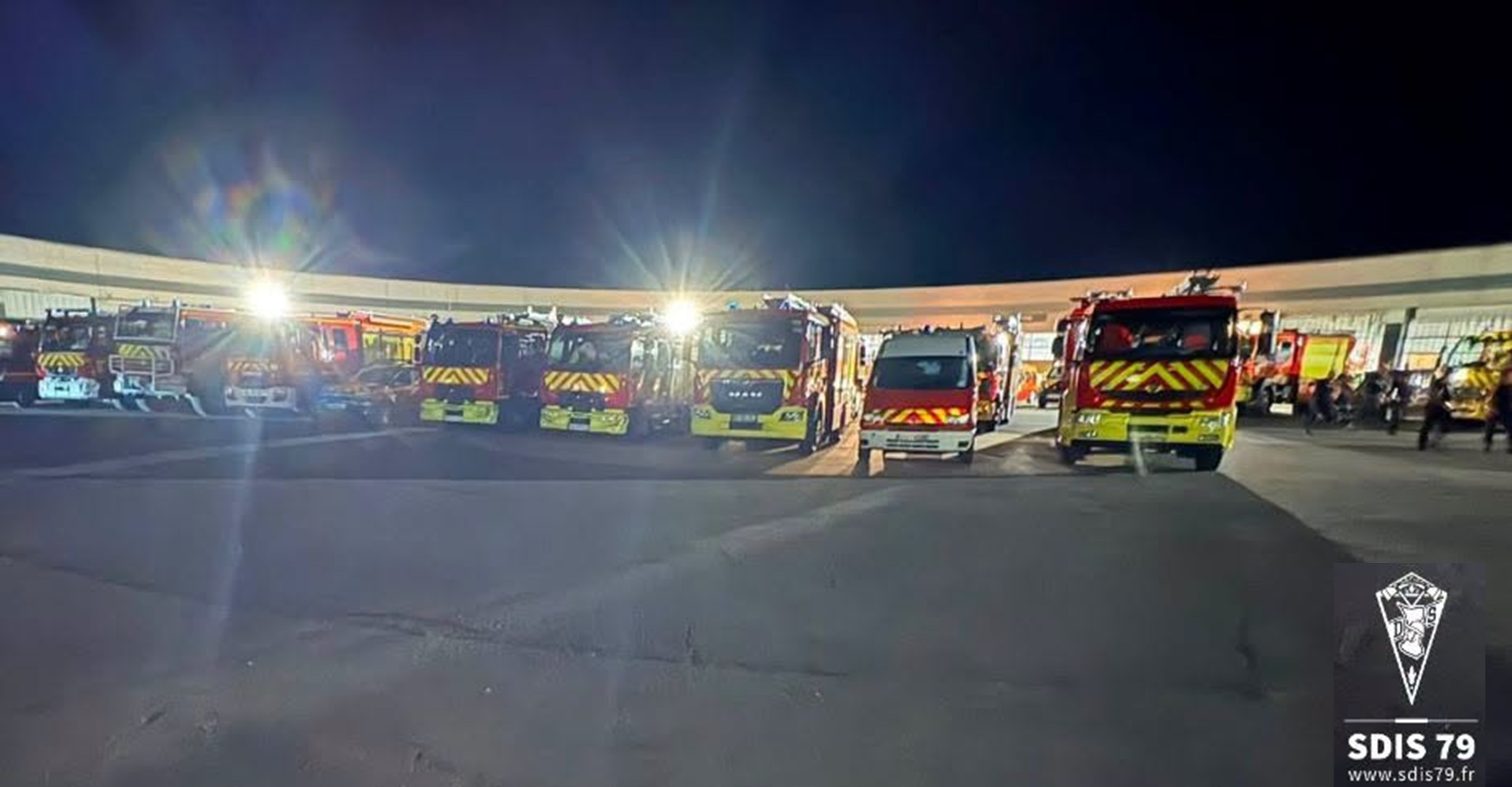 feu en Gironde renfort des Deux-Sèvres