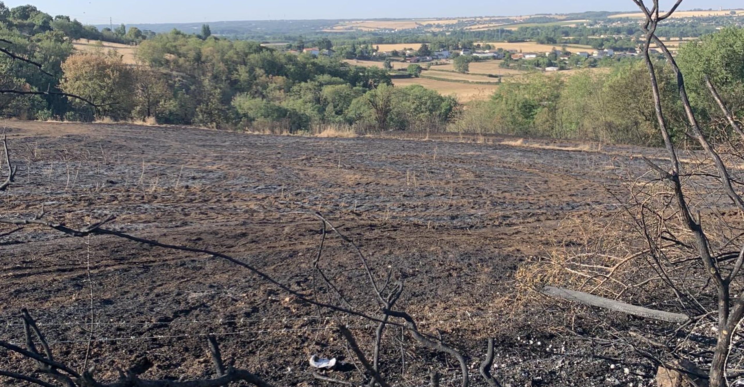 Incendie au Puits d'Enfer 8 juillet 2026