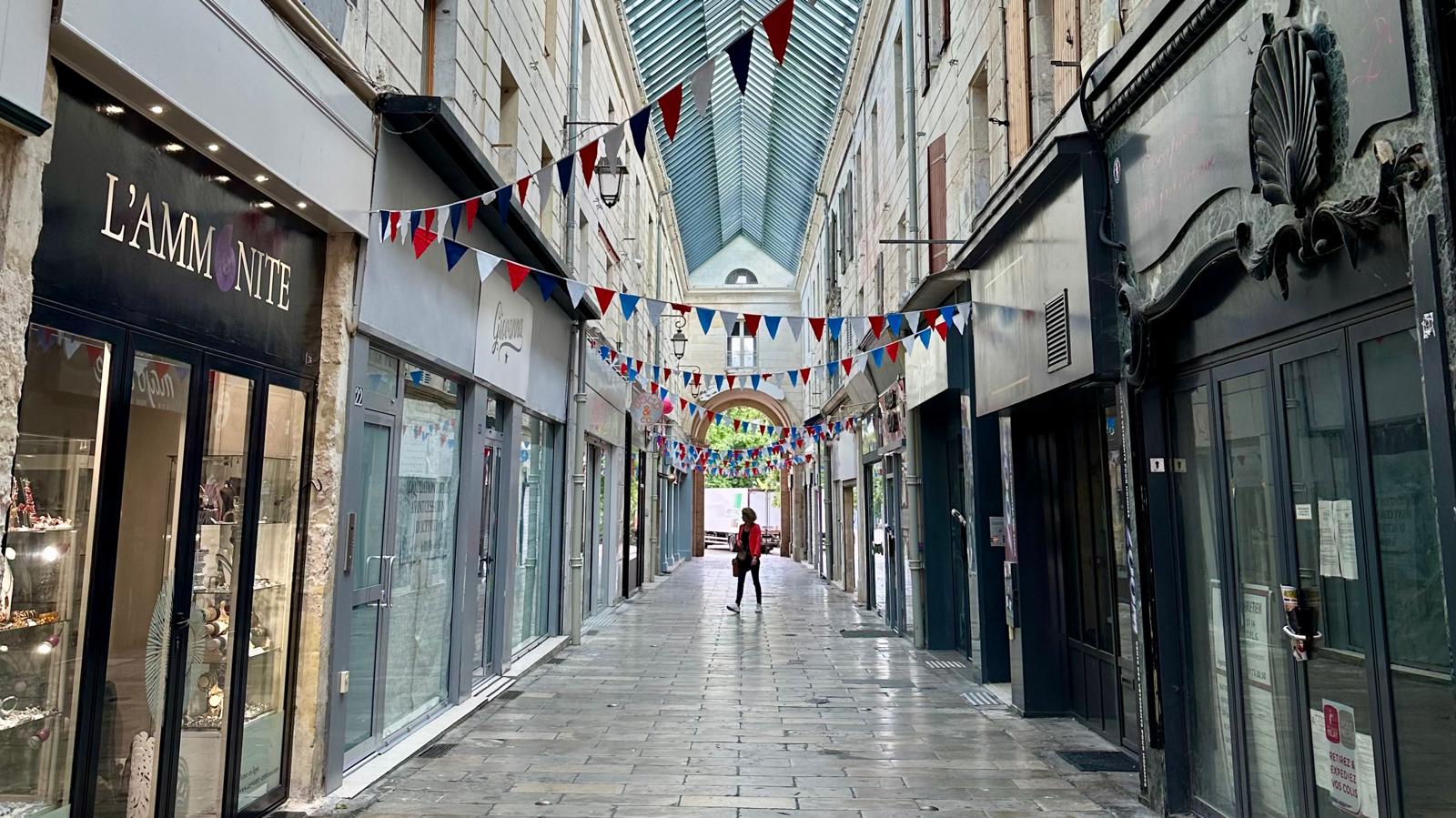 Passage du commerce à Niort en 2024