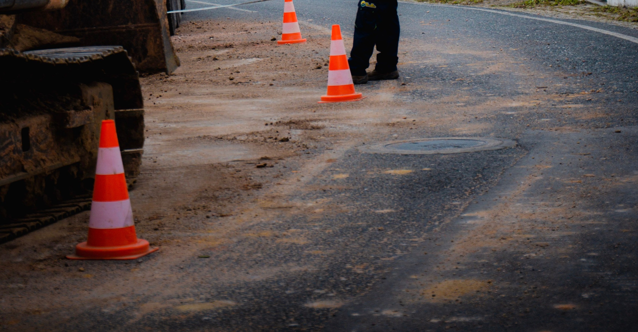 Travaux RD106 à Aiffres