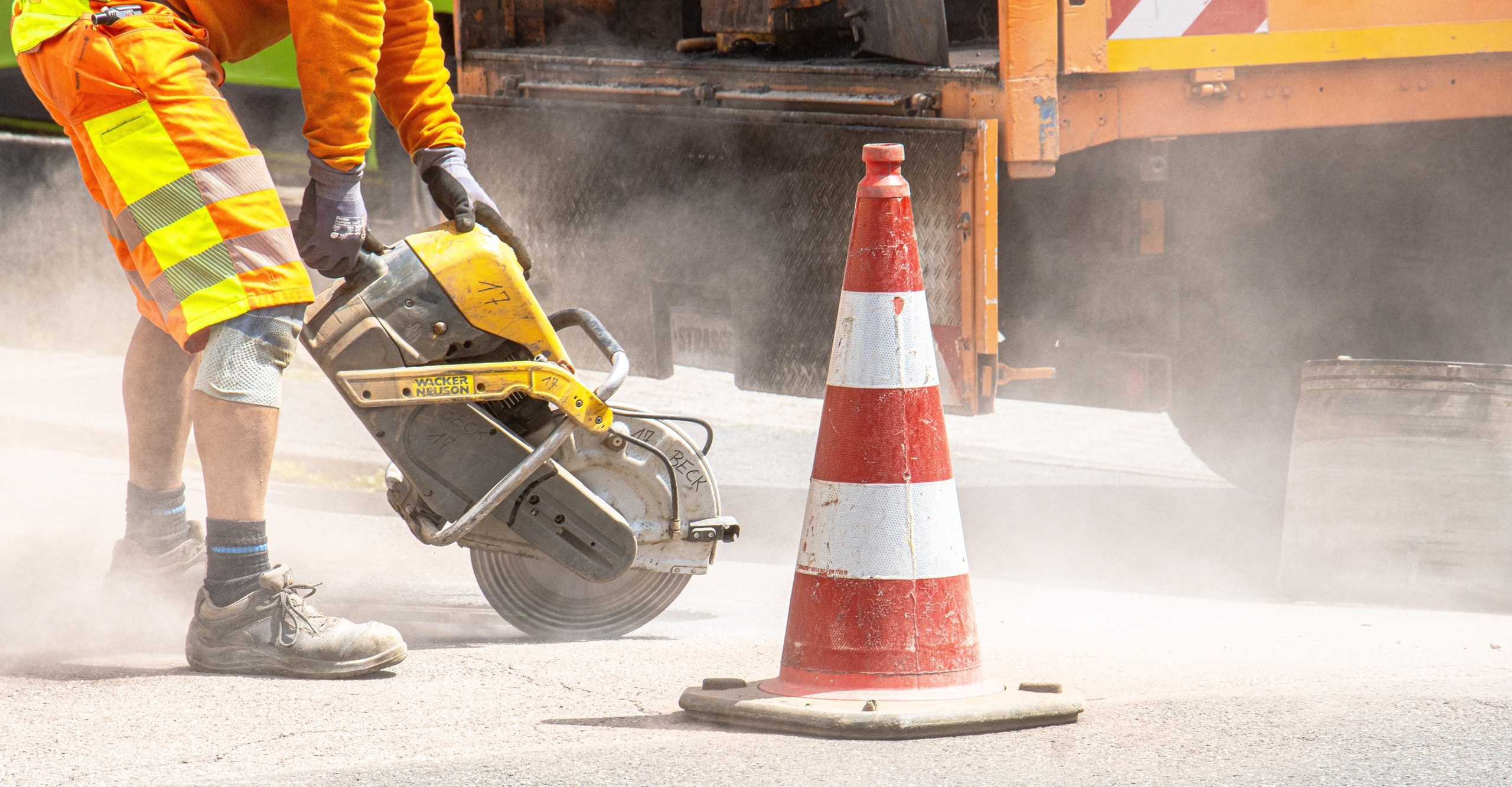 Travaux Route d'Aiffres à Niort