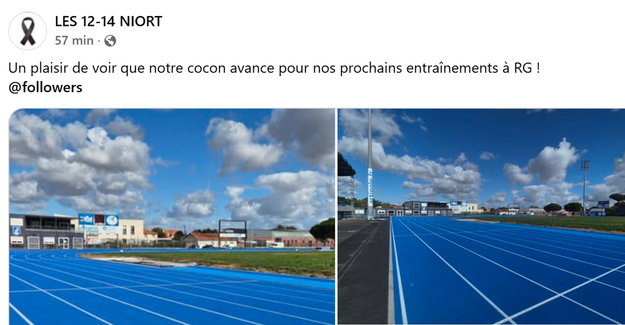 Stade René-Gaillard à Niort stade d'athlétisme